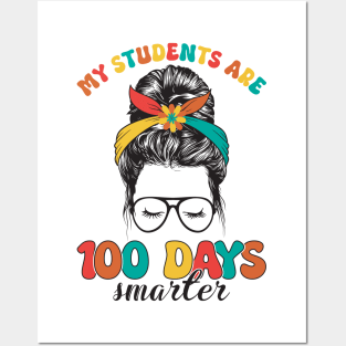 My students are 100 days smarter Posters and Art